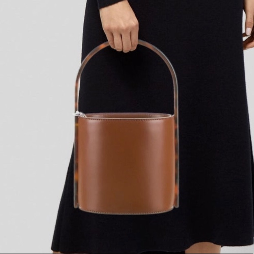 Staud Leather Bucket Bag
